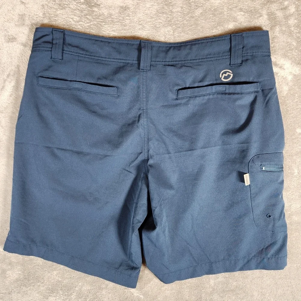Magellan Outdoors Cargo‎ Shorts 39X9 (Tag 36) Fish Gear Blue Water Repellent